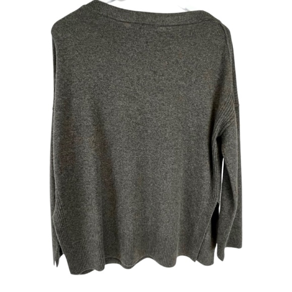 All Saints Boatneck Green Cashmere Sweater - Picture 2 of 4